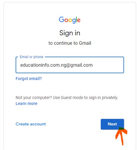 sign to gmail