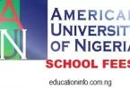 American University of Nigeria Post Graduates School Fees