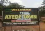 Ayede Town in Ekiti State Brief History