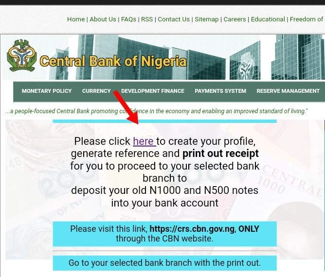 How to change old naira notes