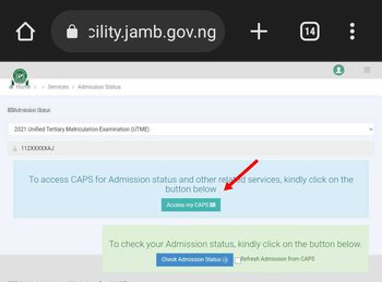 How To Check Jamb Admission Status